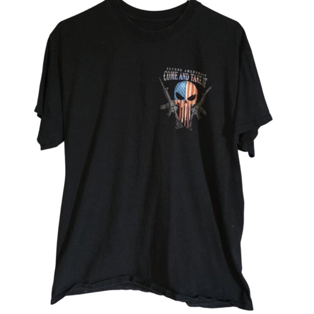 EUC Second Amendment Come And Take It T-Shirt